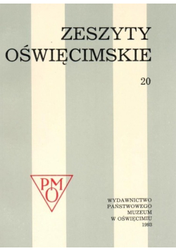 Zeszyty oświęcimskie 20