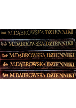 Dąbrowska Dzienniki Tom I do V