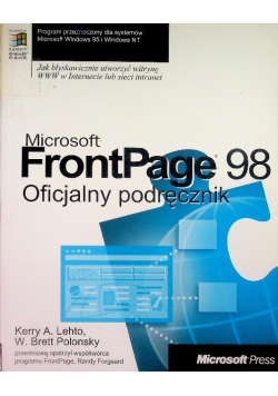 Micrisoft FrontPage 98 oficjalny podręcznik
