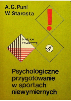 Psychologiczne przygotowanie w sportach niewymiernych