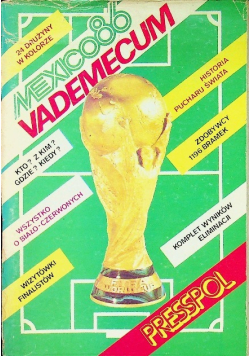 Mexico 86 vademecum
