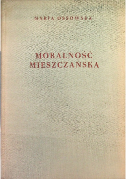 Moralność mieszczańska