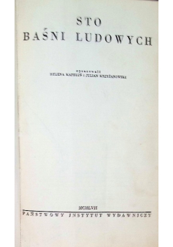 Sto baśni ludowych