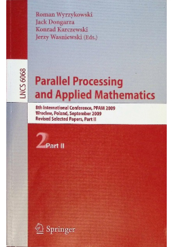 Parallel Processing and Applied Mathematics, Part II