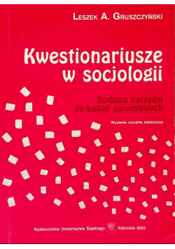 Kwestionariusze w socjologii