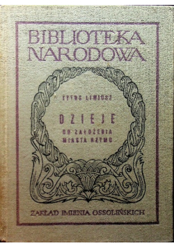 Dzieje od założenia miasta Rzymu