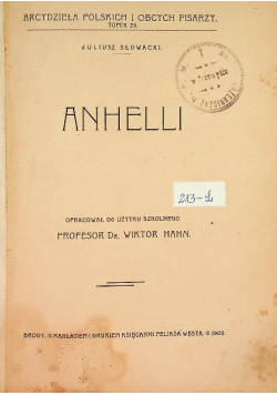 Anhelli 1905 r.
