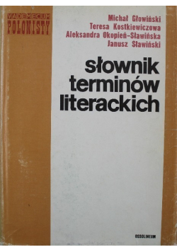 Słownik terminów literackich