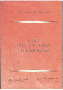List do Tytusa i Filemona
