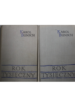 Rok tysięczny Tom I i II