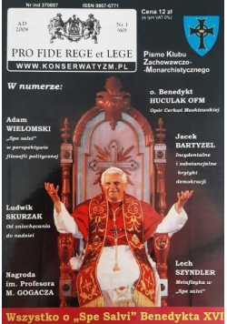 Pro fide rege et lege Nr 1 / 08