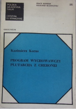 Program wychowawczy Plutarcha z Cheronei