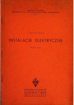 Instalacje elektryczne 1945 r.