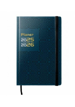 Planer 2025/2026 A5 tygodniowy granatowy