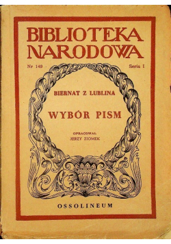 Biernat z Lublina Wybór pism