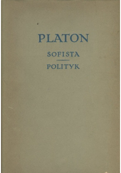 Platon sofista polityk