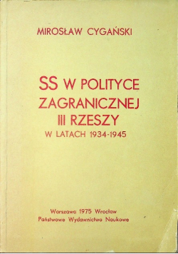 SS W Polityce Zagranicznej III Rzeszy