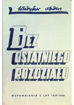 Bez ostatniego rozdziału