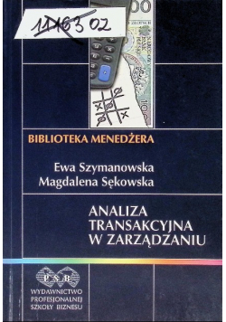 Analiza transakcyjna w zarządzaniu