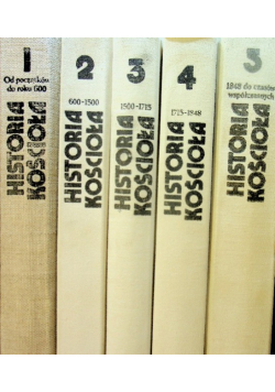 Historia Kościoła Tom 1 do 5