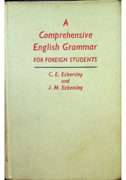 A Comprehensive English Grammar