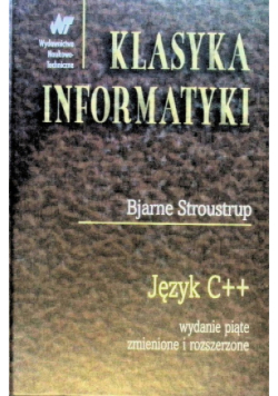 Klasyka informatyki Język C + +