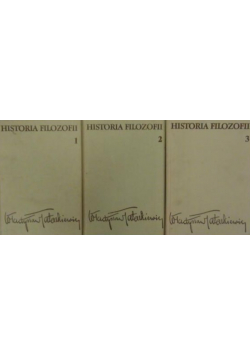 Historia filozofii Tom I do III