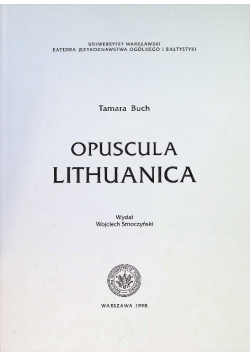 Opuscula Lithuanica