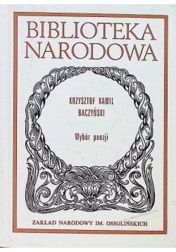 Baczyński Wybór poezji