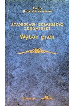 Lubomirski Wybór pism
