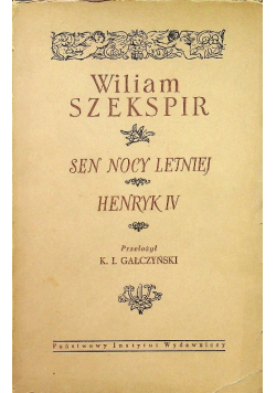 Sen nocy letniej/ Henryk IV