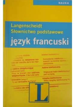 Słownictwo podstawowe. Język francuski