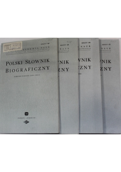 Polski słownik biograficzny Tom XXXVI Zeszyt 148 do 151