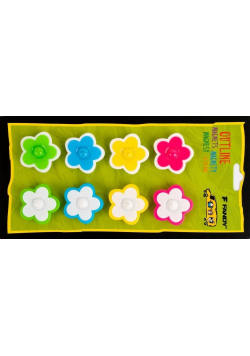 Magnesy Outline kwiaty 8szt