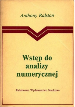 Wstęp do analizy numerycznej
