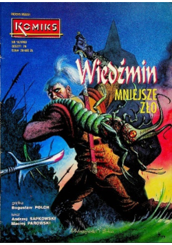 Komiks Nr 10 / 1993 Wiedźmin mniejsze zło