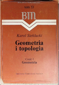 Geometria i Topologia Tom 1