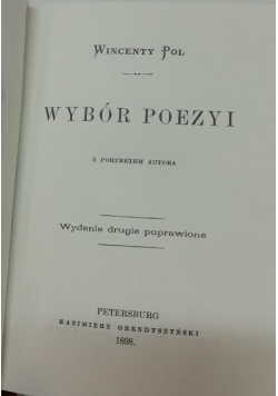 Wybór poezyi