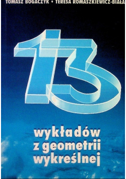 13 wykładów z geometrii wykreślnej