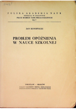 Problem opóźnienia w nauce szkolnej