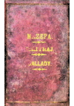 Mazepa Peri i Raj Ballady 1843 r.