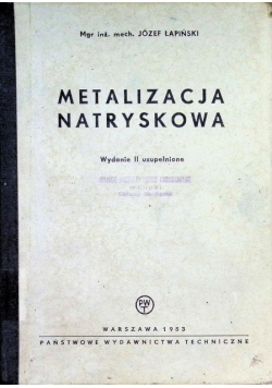Metalizacja natryskowa