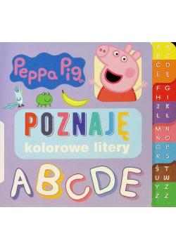 Świnka Peppa. Poznaję kolorowe litery