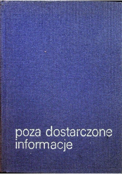 Poza dostarczone informacje