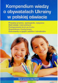 Kompendium wiedzy o obywatelach Ukrainy w polskiej oświacie