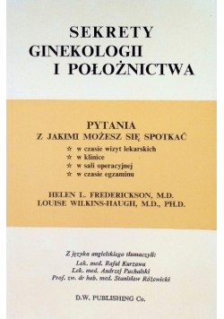 Sekrety ginekologii i położnictwa