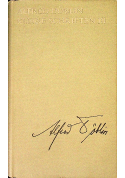 Kleine Schriften Volume III