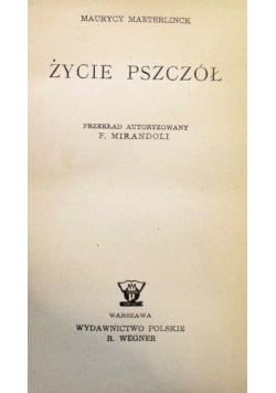Życie pszczół, 1949 r.