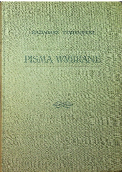 Tymieniecki Pisma Wybrane