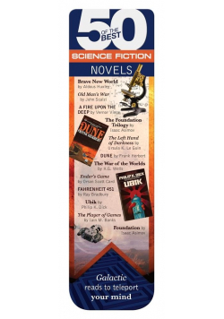 50 BEST - Science Fiction - magnetyczna zakładka d